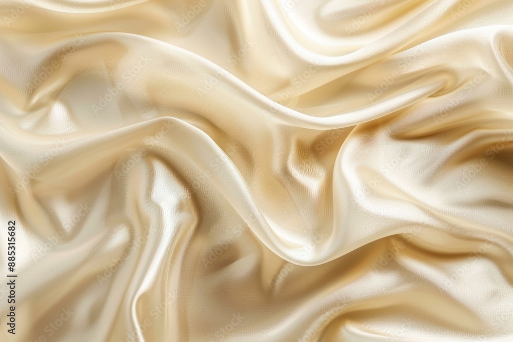 Shiny wavy beige fluid background Shiny wavy beige fluid background