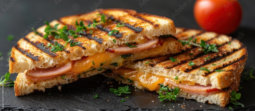 Grilled Ham and Cheese Sandwich with Thyme Grilled Ham and Cheese Sandwich with Thyme