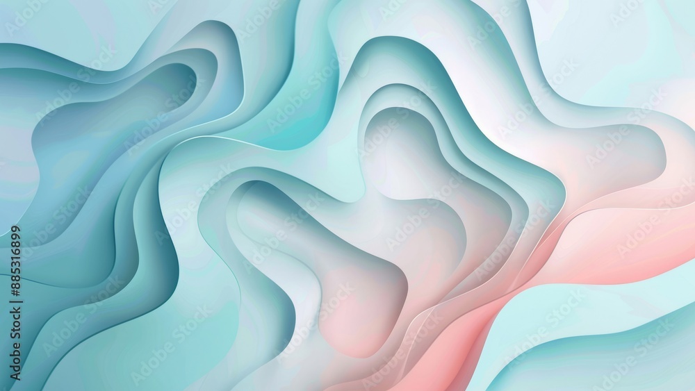 Abstract background in blue and pink colors. 3d rendering, 3d illustration. Abstract background in blue and pink colors. 3d rendering, 3d illustration.