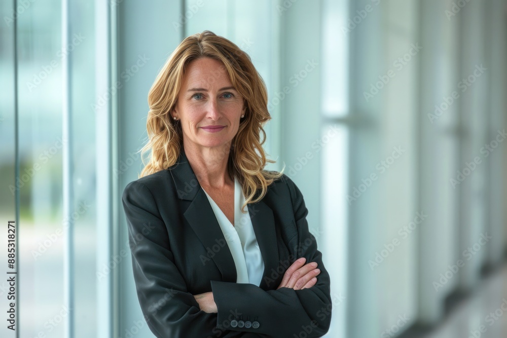 Fototapeta premium Successful businesswoman, executive company leader