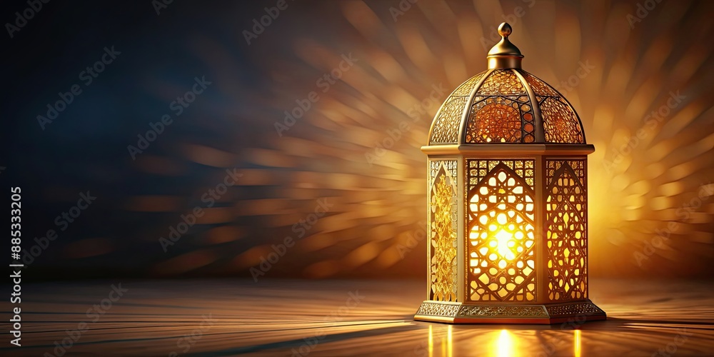Ramadan golden lantern with intricate design and glowing light, Ramadan, gold, lantern, Arabic, Islamic, fasting Ramadan golden lantern with intricate design and glowing light, Ramadan, gold, lantern, Arabic, Islamic, fasting