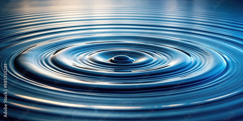 Close-up shot of water ripples forming concentric circles on serene surface, water, ripples, concentric circles, calm Close-up shot of water ripples forming concentric circles on serene surface, water, ripples, concentric circles, calm