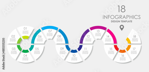 Infographic design template with place for your data. Vector illustration.
