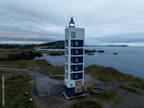 Faro Punta Frouxeira en A Coruna photo