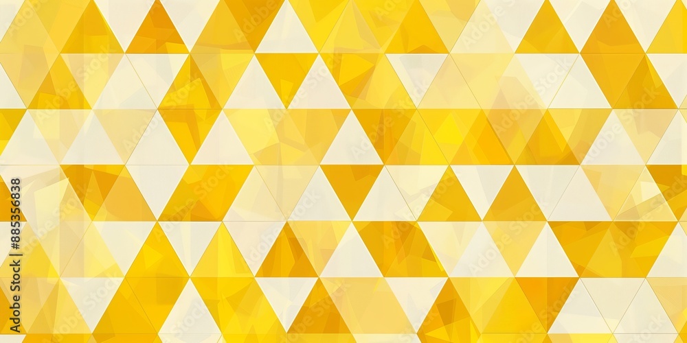 Geometric white and yellow background of triangles seamless Geometric white and yellow background of triangles seamless