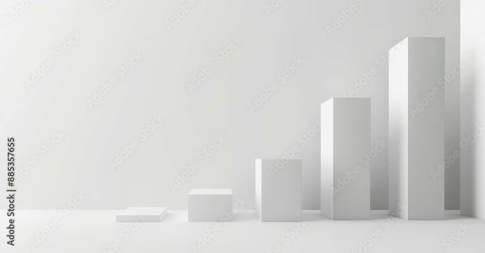 Graph chart 3d illustration design element of business presentation diagram graphic concept isolated on white background. Graph chart 3d illustration design element of business presentation diagram graphic concept isolated on white background.