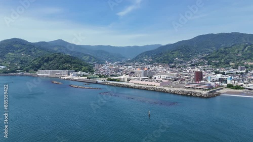 Wallpaper Mural 神奈川県の湯河原から熱海、真鶴半島方面を撮影しました。 Torontodigital.ca