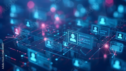 Digital Network of User Profiles and Data Connections