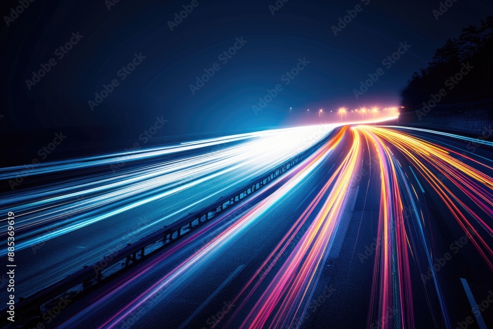 Abstract cityscape with road for speed concept. Abstract cityscape with road for speed concept.