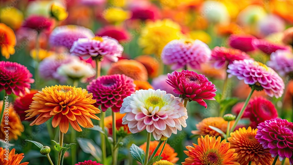 Vibrant spray chrysanthemums in full bloom on a colorful field, floral, chrysanthemums, colorful, flowers, blooming, petals, nature Vibrant spray chrysanthemums in full bloom on a colorful field, floral, chrysanthemums, colorful, flowers, blooming, petals, nature