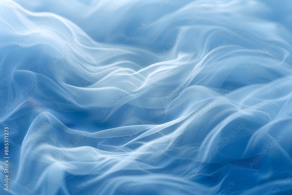 Ethereal Blue Smoke Swirls Creating a Dreamlike Atmosphere Ethereal Blue Smoke Swirls Creating a Dreamlike Atmosphere