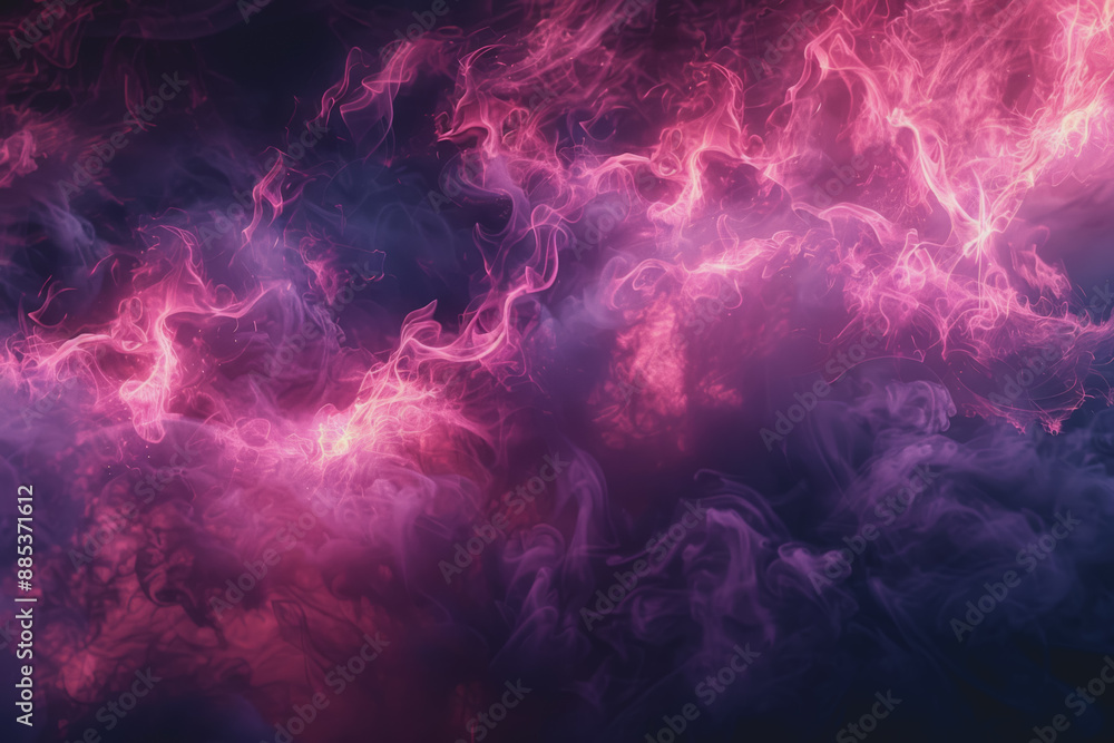 Smoke billowing in rich burgundy, subtly enhanced with a neon magenta texture. Abstract background. Smoke billowing in rich burgundy, subtly enhanced with a neon magenta texture. Abstract background.