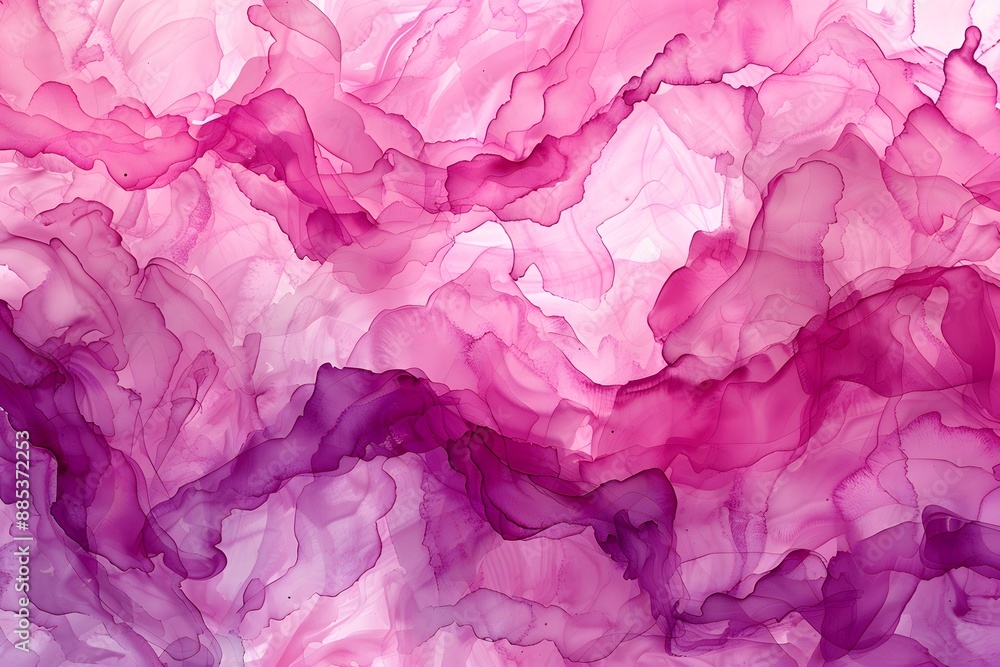 Fototapeta premium Abstract Pink and Purple Fluid Art