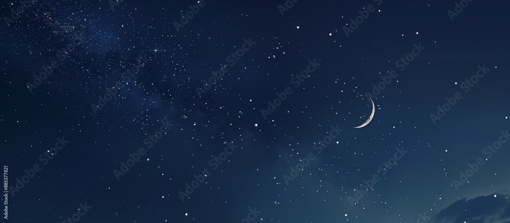 night sky with a multitude of stars night sky with a multitude of stars