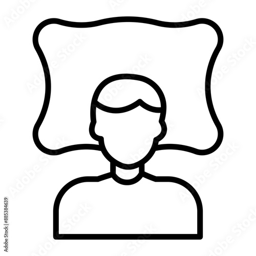 Insomnia Vector Line Icon