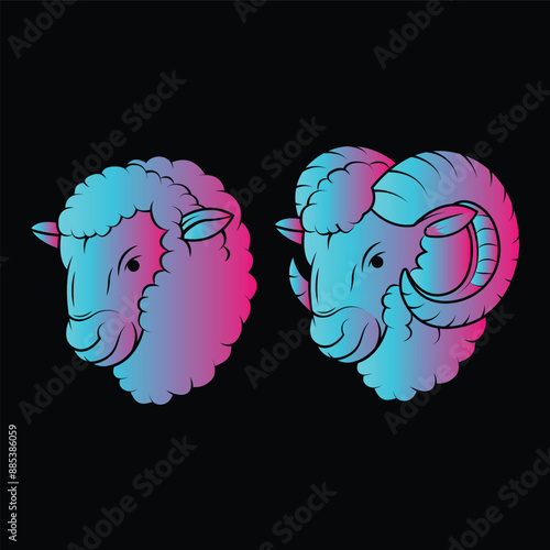 Head Sheep Gradient