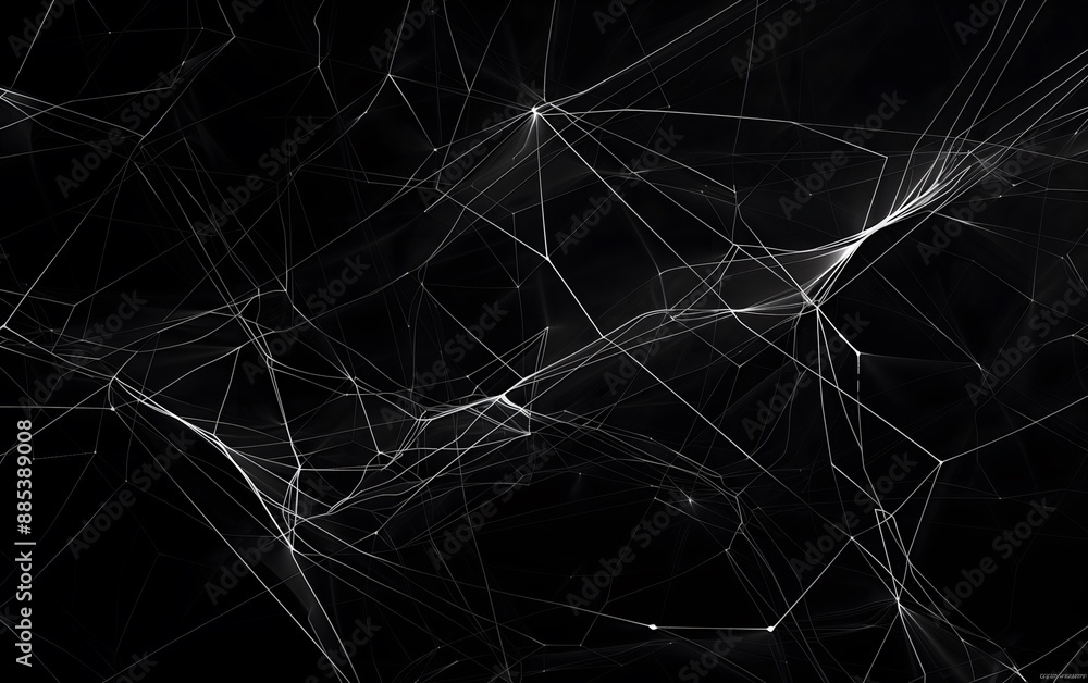 Abstract Network of Light Lines Abstract Network of Light Lines