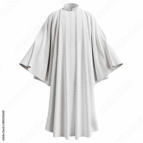A 3D pastors robe clipart Christian clergy attire