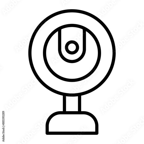 Webcam Vector Line Icon