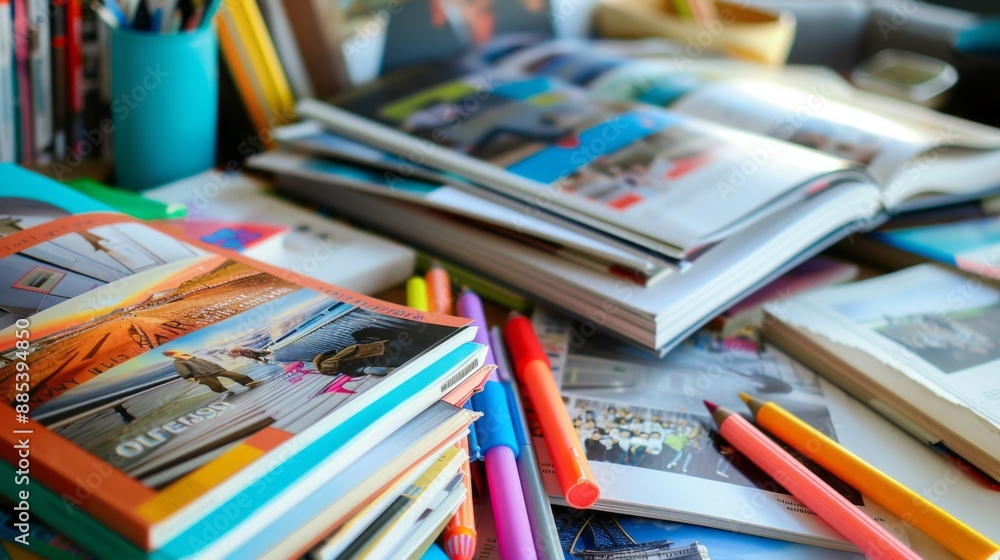 Exploring the world of photography through the objects on this table, each symbolizing a piece of the craft
