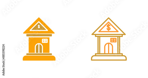 Bank Vector Icon