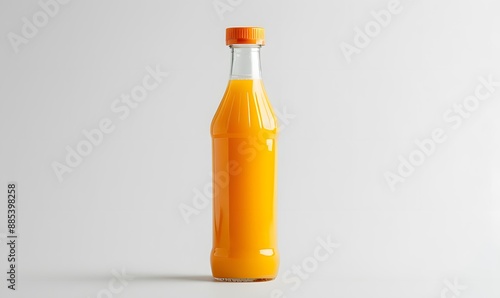 Orange Juice Bottle Mockup