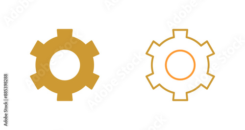 Setting Gear Vector Icon