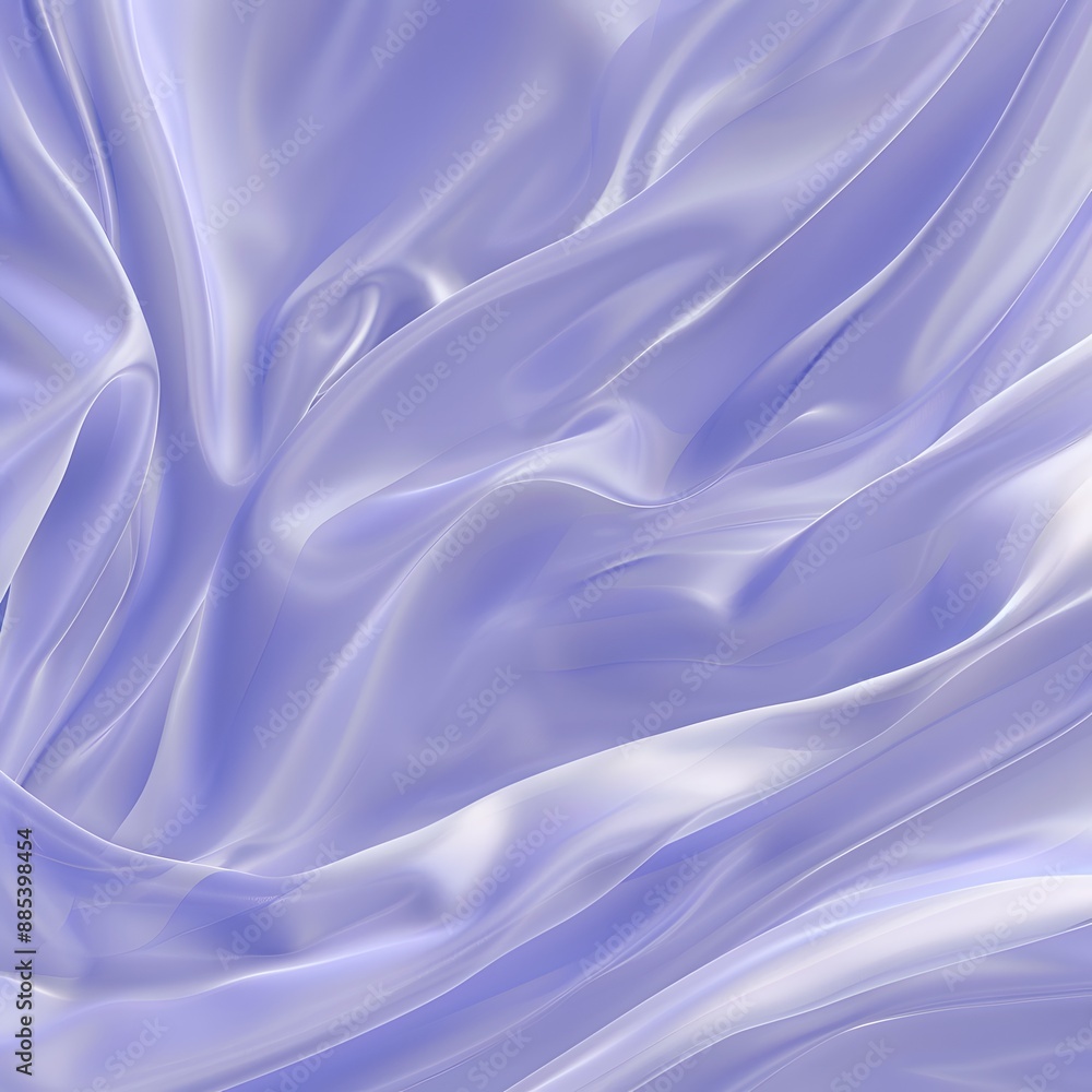 Naklejka premium Silk fabric background with a smooth, flowing texture in blue and purple hues