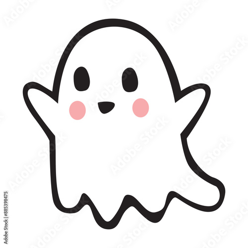 cute ghost cartoon