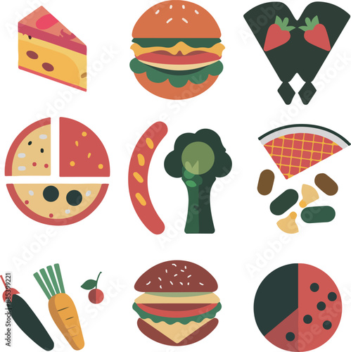Stylized Food and Drink Icons