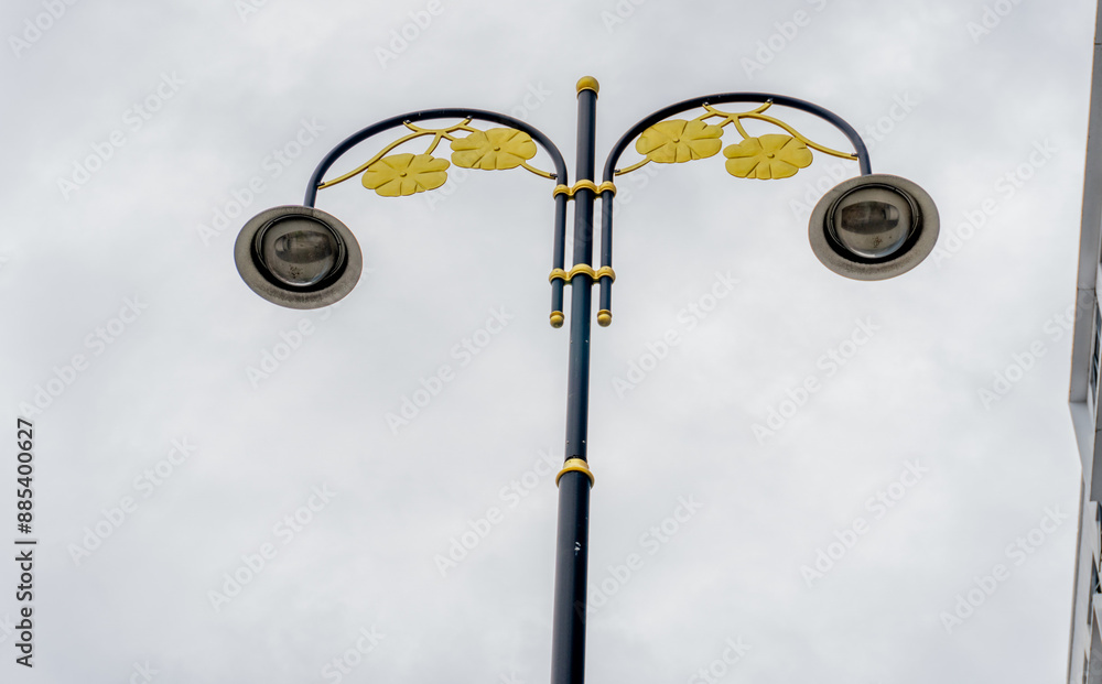 street lamp in the city street lamp in the city