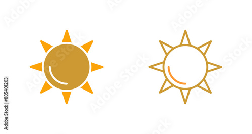 Sun Vector Icon