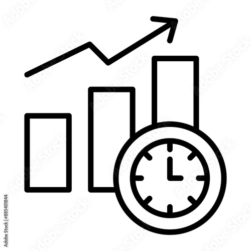 Efficiency Vector Line Icon