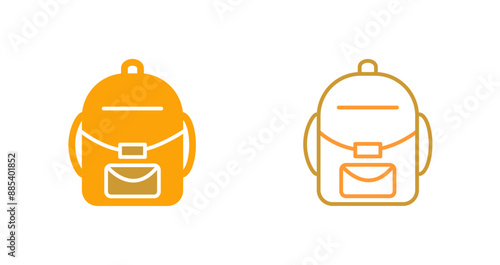 Backpack Vector Icon