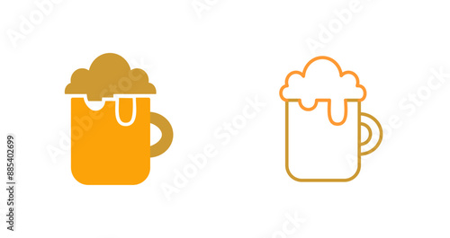 Pint of Beer Vector Icon