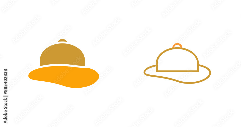 Fototapeta premium Womans Hat Vector Icon