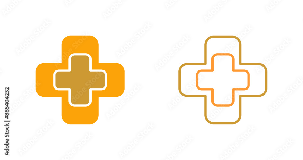 Fototapeta premium Medical Sign Vector Icon