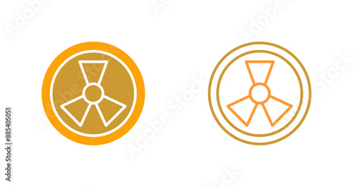 Radiation Vector Icon