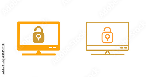 Closed Access Vector Icon