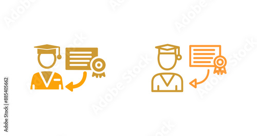 Receiving Degree Vector Icon