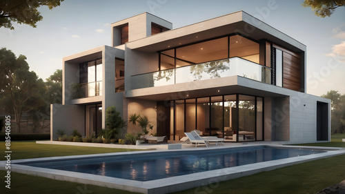 A modern house