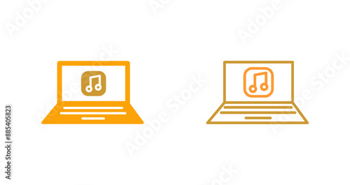Play Music Vector Icon