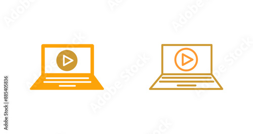 Play Video Vector Icon