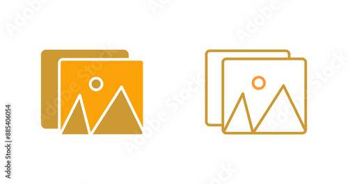 Pictures Vector Icon