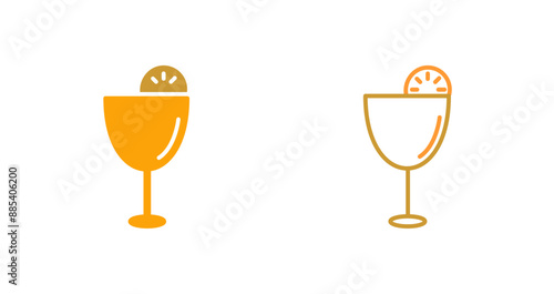Cocktail Drink Vector Icon
