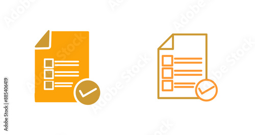 Valid Document Vector Icon