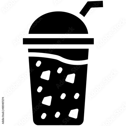 Smoothie vector icon illustration of Street Food iconset.