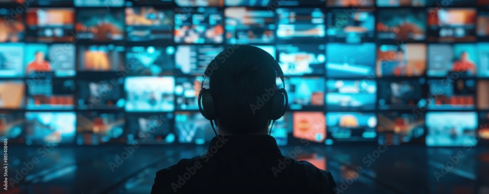 Business team in a virtual meeting with security overlay, Internet Safety, protecting corporate communications Business team in a virtual meeting with security overlay, Internet Safety, protecting corporate communications
