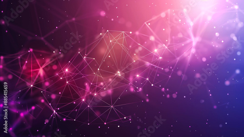 Wallpaper Mural background digital abstract of connected line for AI, internet, web banner Torontodigital.ca