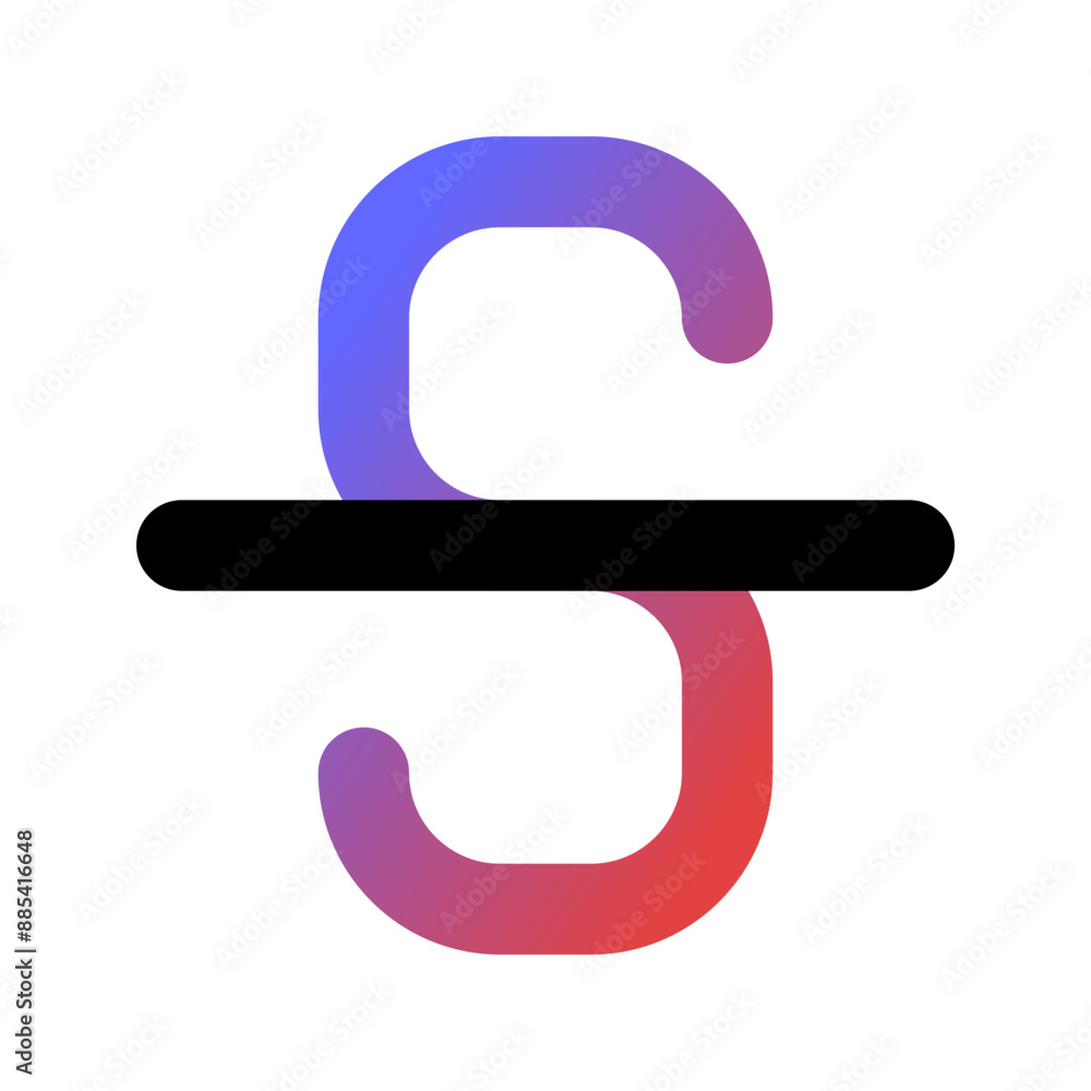 Editable strike through text format vector icon. Part of a big icon set family. Perfect for web and app interfaces, presentations, infographics, etc Editable strike through text format vector icon. Part of a big icon set family. Perfect for web and app interfaces, presentations, infographics, etc